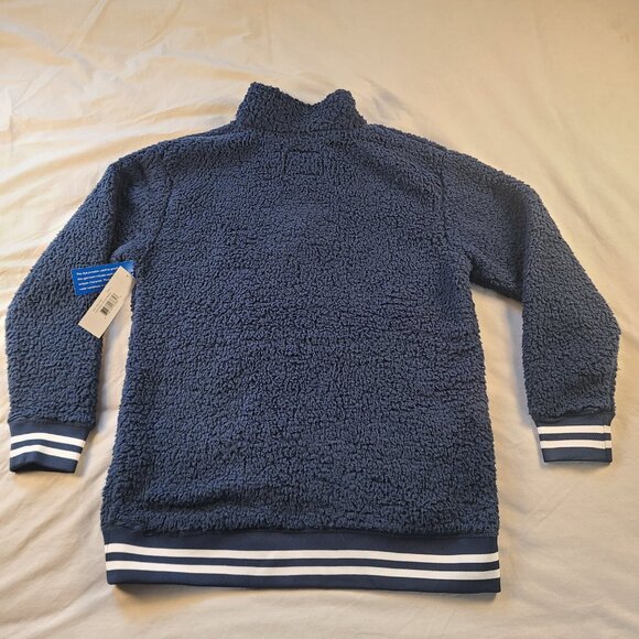 BoxerCraft Zipper Neck Sweater Women's L Blue New - Picture 2 of 9